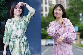 微胖女性3个穿衣“显瘦”技巧，看她120斤这么穿，时髦有气质图片