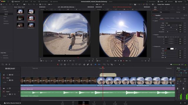 达芬奇DaVinci Resolve 20.1发布，编辑空间视频新利器