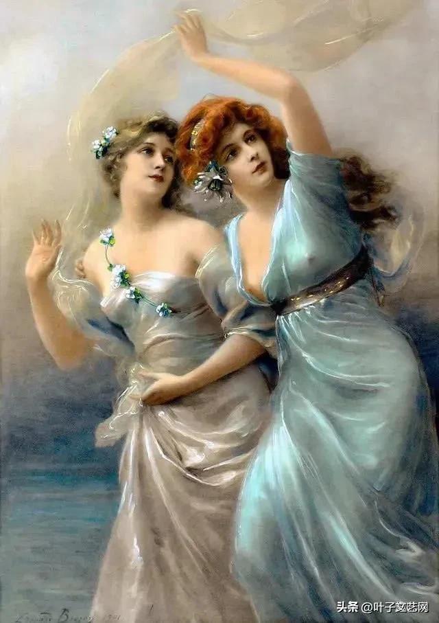 《大宫女》出自同一个作者安格尔之手,但是却是在1814年制作的画图