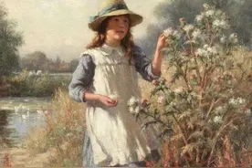 世界名画：儿童油画欣赏图片