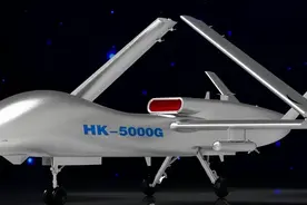 中船HK-5000G，国内首款固定翼舰载无人机，大概率登上076型两攻图片