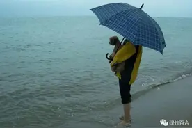 雨中北戴河图片