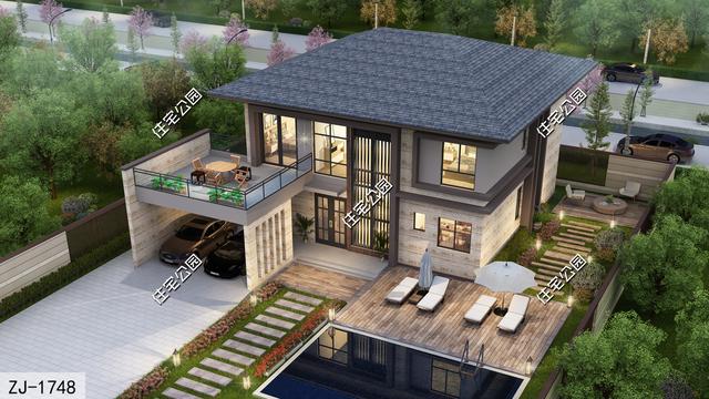 2022年回农村建房，就从这10套图纸里面选，颜值高占地小造价低