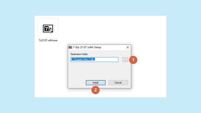 免费压缩/解压软件7-Zip 21.07图文安装教程，建站必备
