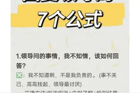 回复领导的7个公式图片