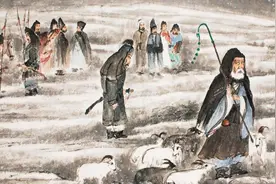 北海牧羊的苏武，因为遇到了三个贵人，终于平安返回故土图片