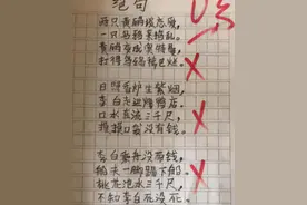 小学生打油诗《老师上厕所》火了，语言诙谐有趣，老师看后找棍子图片