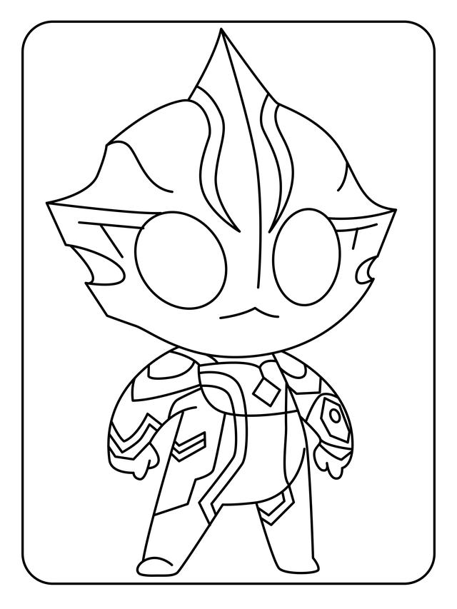 Q版奥特曼涂色简笔画 | 全素材120页