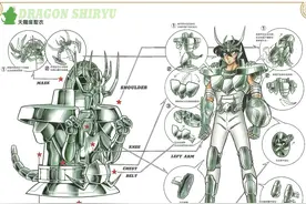 圣斗士星矢：盘点全系列中的五条龙与四条蛇图片