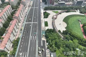 石家庄槐安路高架桥（西二环—西三环） 时光街上桥匝道今日通车图片