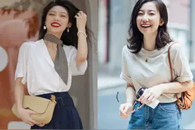 今夏穿阔腿裤，建议搭配这“4款”上衣，时髦又显高图片