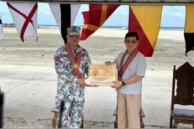 或在几百米高度探测到我军美济岛战机，菲律宾启用中业岛监测站图片