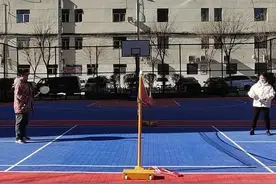 迎泽：社区帮忙新建了篮球场，居民狂赞漂亮图片