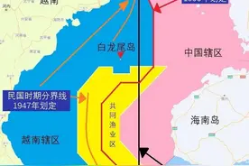 南海北部湾的20段线图片