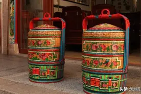 潮汕民间办喜事必备神器——潮汕竹花篮图片