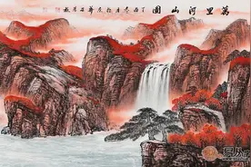 石荣禄山水画佳作 品味文雅高档 客厅挂画精选图片