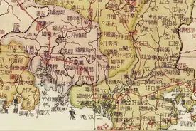 老地图中的合浦县、灵山县、钦县、防城县图片