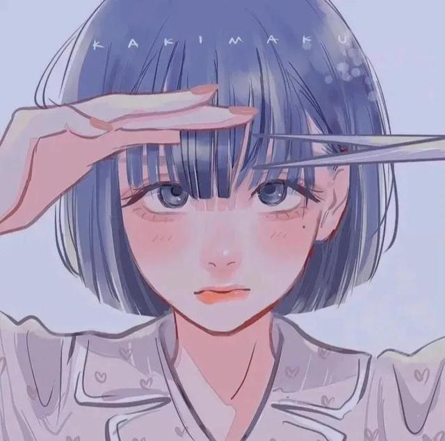 蓝色头像/满满的忧郁感