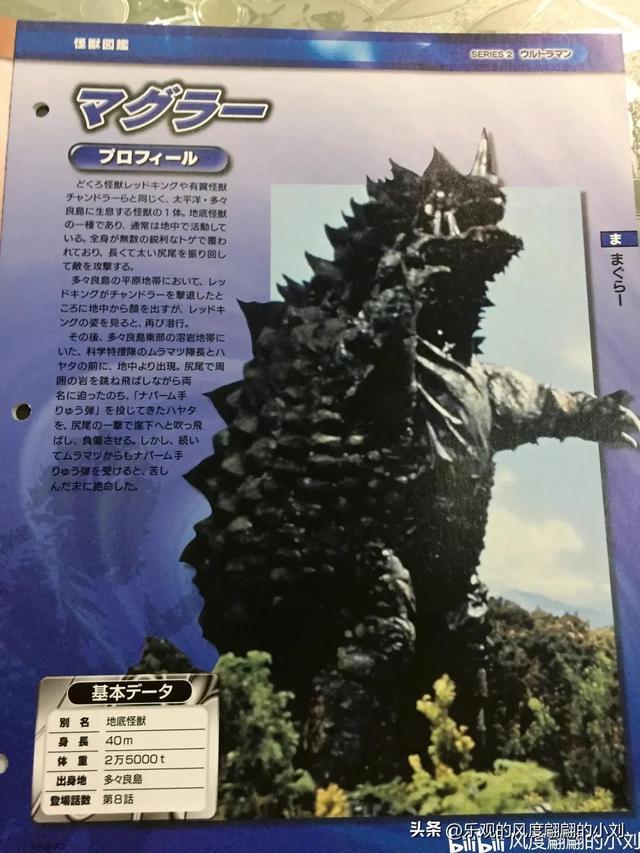 初代奥特曼怪兽图鉴大全