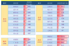 2020年湖北县域经济全榜单：16个县市过500亿图片