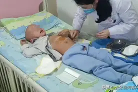 4岁男童胀肚 腹内竟藏10公分巨瘤图片