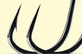 高手钓鱼只用无刺钩？盘点有倒刺和无倒刺的优缺点，让你更懂鱼钩图片