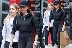 11岁小七又长高！快超过1米63贝嫂，全身白得发亮，女大十八变图片