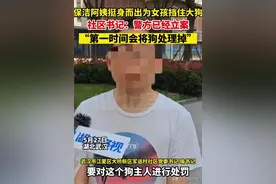 那条扒拉女孩和保洁阿姨的狗要被处理掉，为何无数网友为狗命不值图片