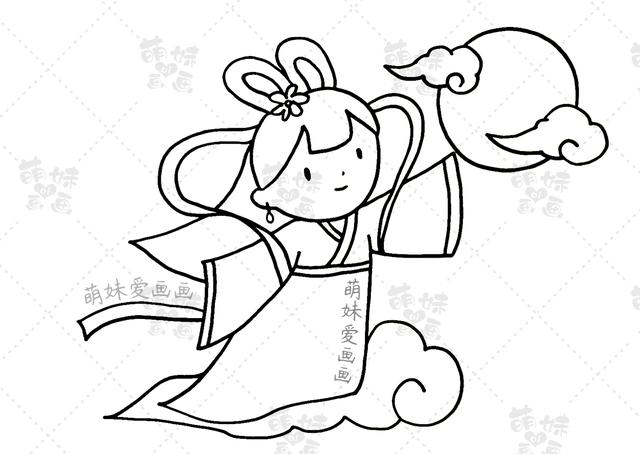 含文字内容的2022中秋节手抄报及简笔画合集，简单又漂亮