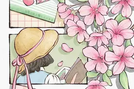 绿色与花 分镜插画画师：慕璃Muli ​​​图片