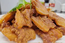 五花肉不要总是红烧或炒着吃，教你新吃法，全家抢着吃，太好吃了图片