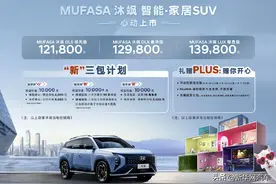 北京现代MUFASA沐飒正式上市，售价区间12.18万元-13.98万元图片