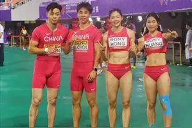 中国男子4×400米接力队破全国纪录，获世锦赛门票图片