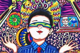 太厉害了，科幻画主题创意素材，极其脑洞大开，科技创新大赛拿奖图片