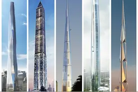 全球在建和规划拟建的高度超650米的九座超级摩天楼图片