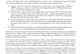 恭喜苏炳添！东奥男子4×100米接力：英国成绩取消，中国递补铜牌图片