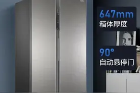 海尔大冰箱，超级大气的对开门，BCD-480WBPT和BCD-527WDPC对比图片