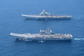 G20峰会在即，印度显摆双航母巡航，外媒：解放军航母现身弹射器图片