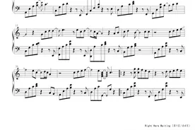 此情可待，钢琴谱完整版，曲谱分享图片