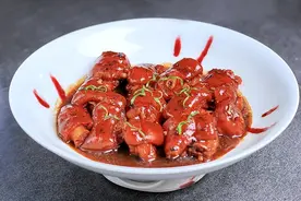 葱酥松露烧猪蹄，松露贝贝南瓜鲍鱼，松露牛腩荷包蛋，百花松露羊肚菌...图片