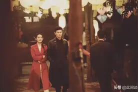 任嘉伦李沁《请君》一黑一红造型路透，民国风氛围感超足图片