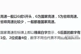 高速上一直搞不懂的"字母"和"数字"，今天终于明白了图片