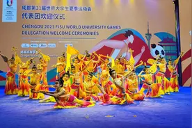 22名重庆少年扮“敦煌神女”登上大运会舞台图片