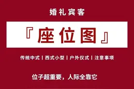 婚礼宾客座位图，宾客满意超省心图片