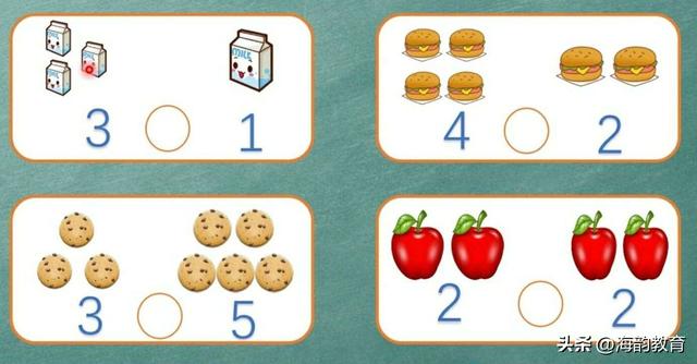 教一年级孩子认识大于号和小于号的方法（海韵教育丨小学数学知识点解读与学习策略等于大于和小于）