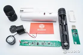 酷开家庭K歌麦克风拆解，内置DSP芯片，支持智能人声美化图片