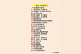 终于把24节气弄清楚了！感叹古人的智慧！你们对于24节气，还都知道吗？图片
