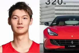 中国男篮个个开豪车，王哲林座驾为300万法拉利。继续出征亚运会图片