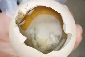 刚买回家的皮蛋，蛋清部分化成水，还能吃吗？看完涨知识图片