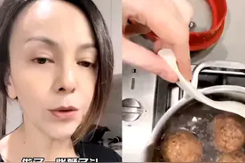 雪姨王琳居家隔离太憔悴！4个狮子头吃三天，用花盆种菜好节俭图片